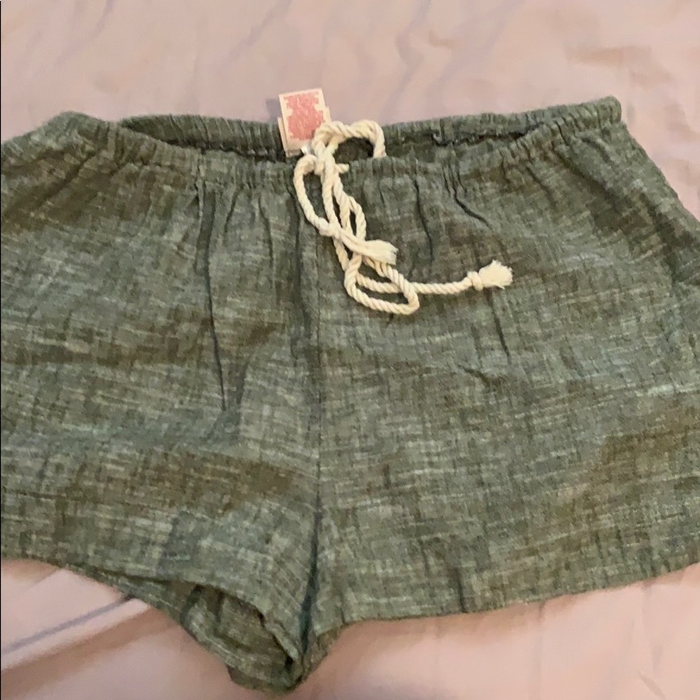 Green shorts